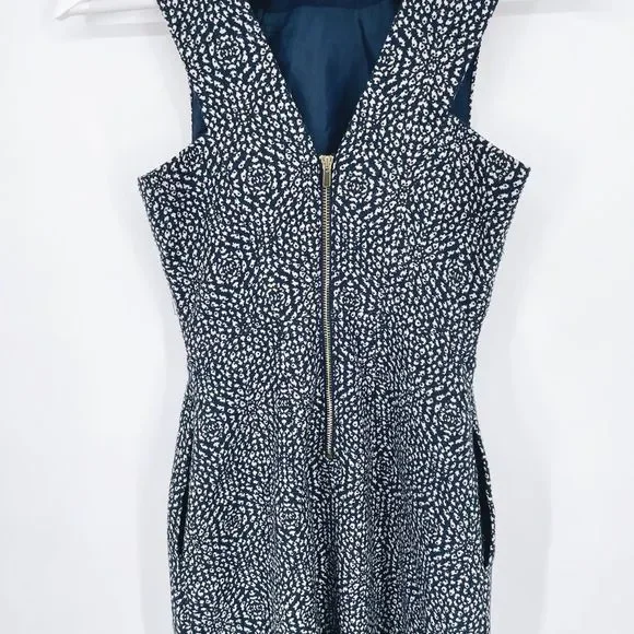 H&M Printed Career Mini Dress with Exposed Zipper - Picture 3 of 5